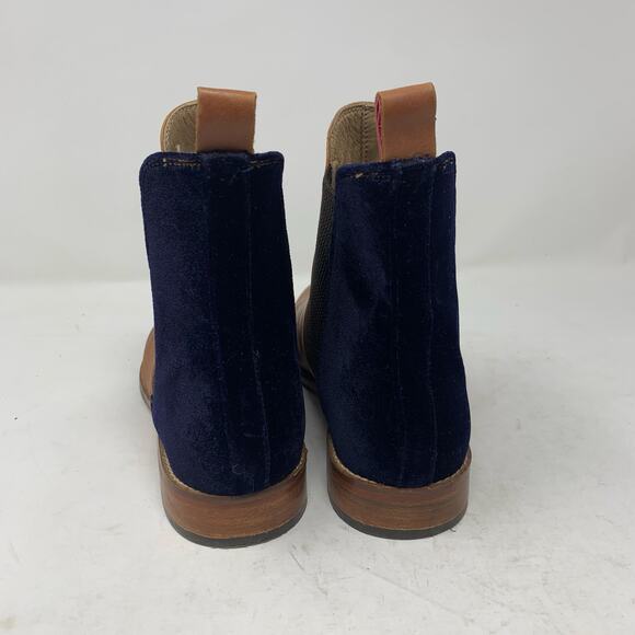 Joules Brown and Navy Ankle Boots - Picture 4 of 9